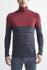 Craft Merino 240 термобелье рубашка c шерстью мужская красная-синяя - 2