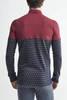 Craft Merino 240 термобелье рубашка c шерстью мужская красная-синяя - 3