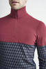 Craft Merino 240 термобелье рубашка c шерстью мужская красная-синяя - 4