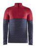 Craft Merino 240 термобелье рубашка c шерстью мужская красная-синяя - 1