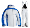 8848 Altitude Switch/Dort мужской горнолыжный костюм белый - 1