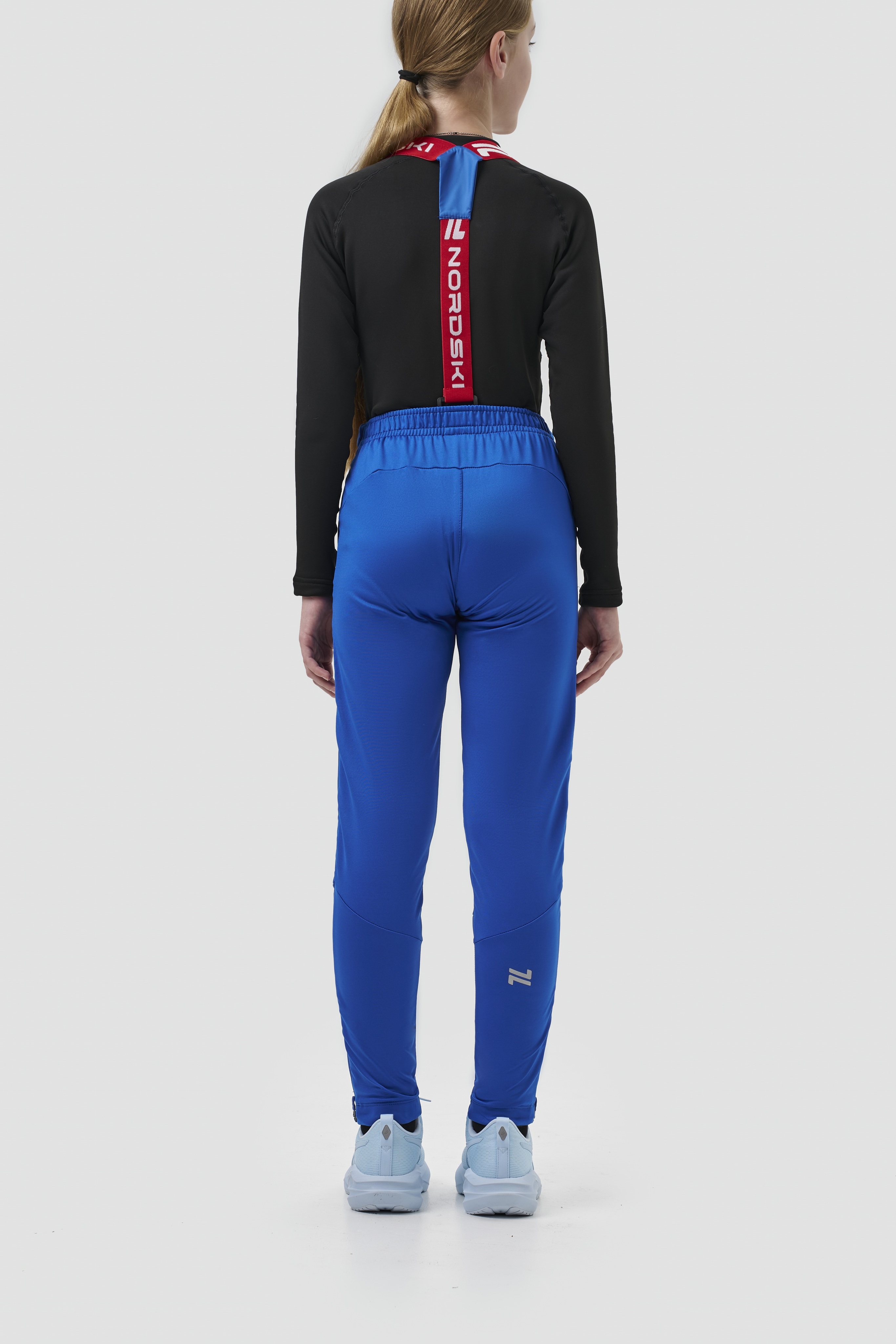 Детский тренировочный лыжный костюм Nordski Jr. Advance true blue-lime - 15