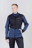 Мужская куртка для лыж и бега зимой Nordski Hybrid blue-black - 2