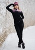 Лыжный костюм женский Nordski Drive black-orchid - 1