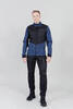 Мужская куртка для лыж и бега зимой Nordski Hybrid blue-black - 10