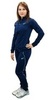 ASICS TRACKSUIT POLYWARP женский спортивный костюм синий - 2