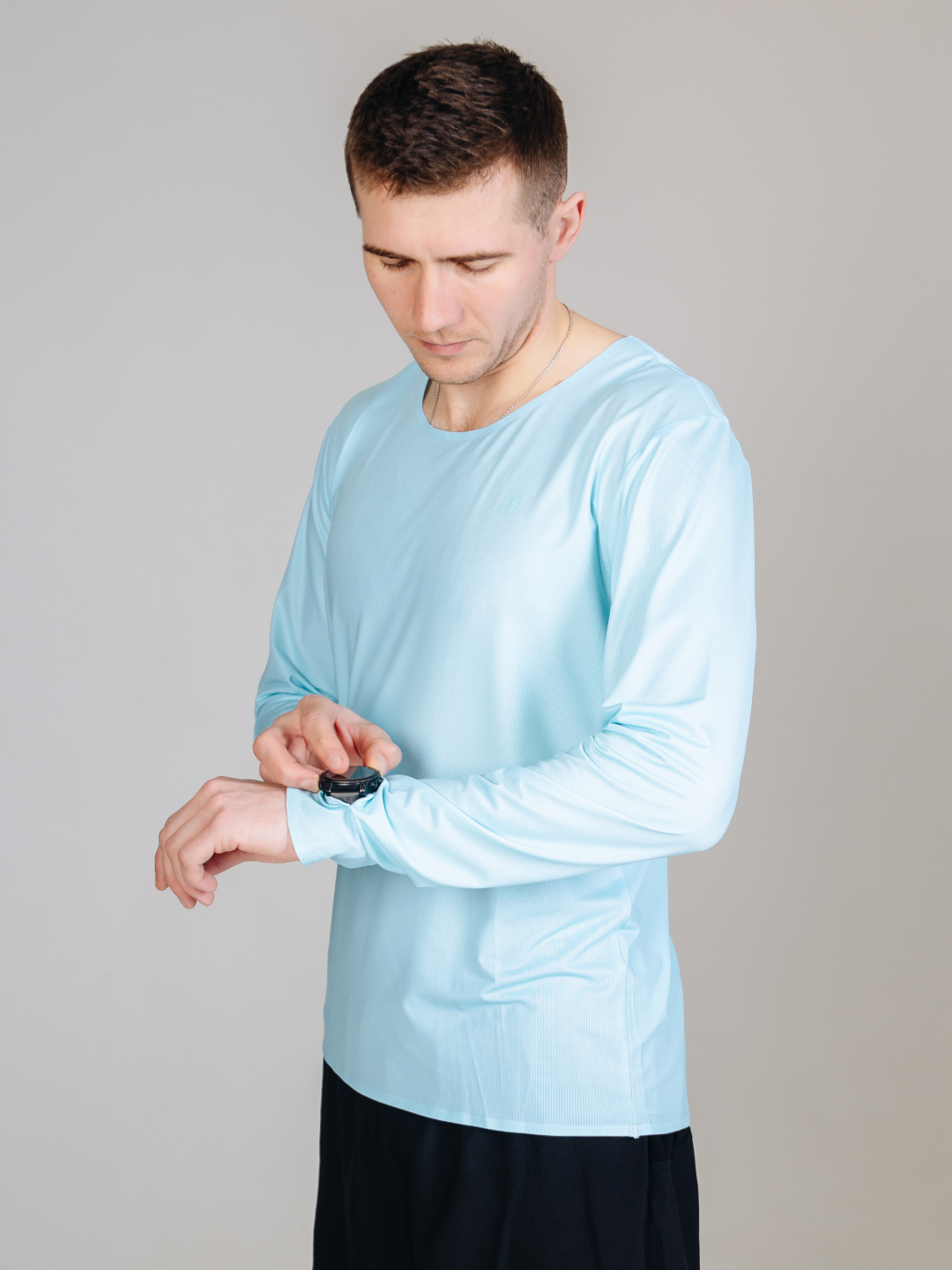 Мужской комплект для тренировок Noname Comp Running мятный-черный - 3