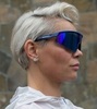 Спортивные профессиональные очки Noname Livigno navy blue - 5
