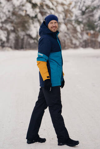 Зимний прогулочный костюм мужской Nordski Casual navy-blue