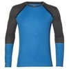 Рубашка для бега мужская Asics Ls Top синяя-серая - 1
