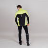 Мужская утепленная разминочная куртка  Nordski Base lime-black - 3
