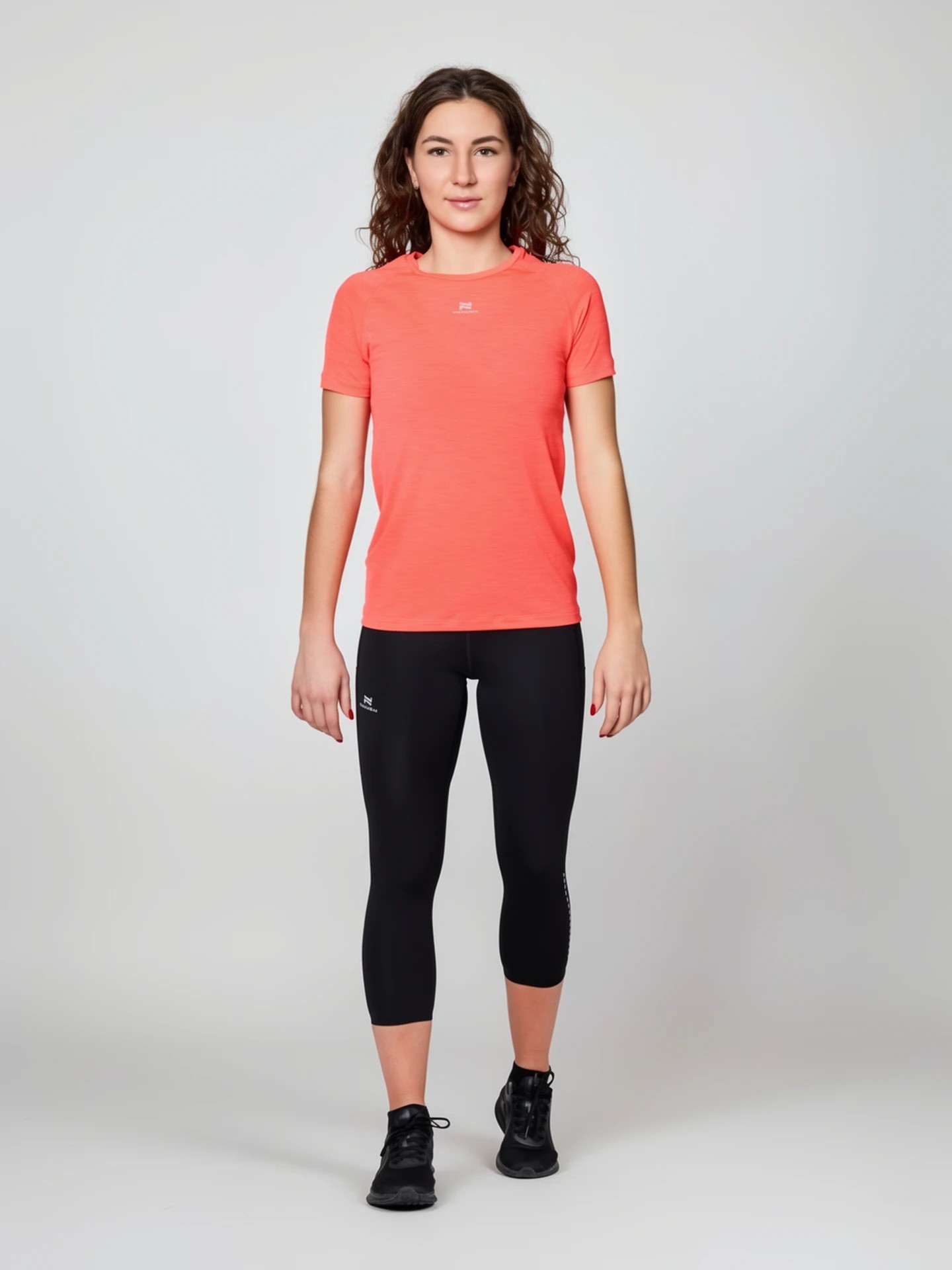 Женский комплект для тренировок Nordski Pro 7/8 coral-black