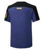 Mizuno Heritage Tee 1 футболка для бега мужская синяя - 2