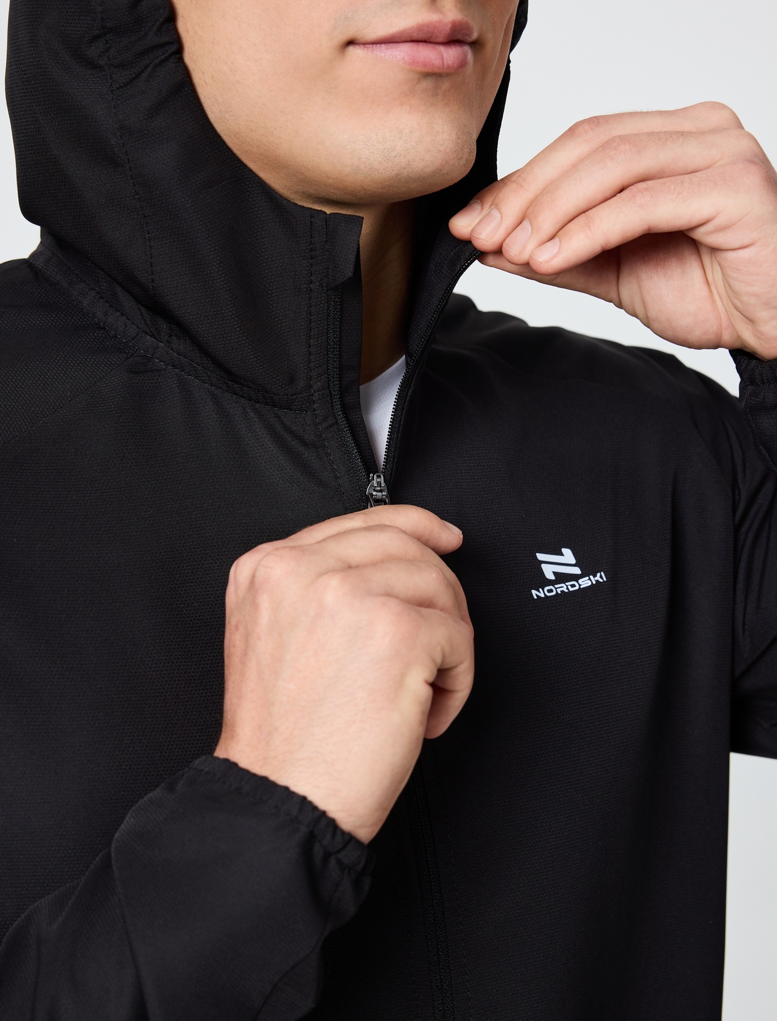 Мужская спортивная ветровка Nordski Runway black - 5