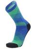 Спортивные носки средней высоты Mico Extra Dry Outlast Run синие-зеленые - 1
