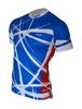 Olly Bright Sport Russia футболка беговая синяя - 1
