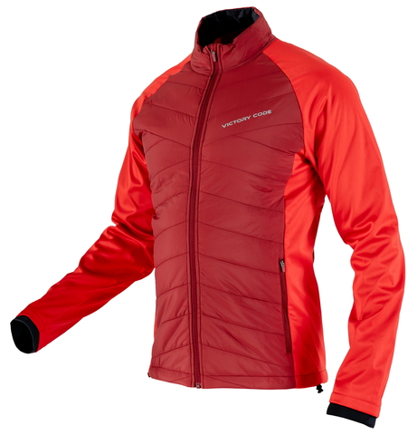 Утепленная лыжная куртка Victory Code Storm red