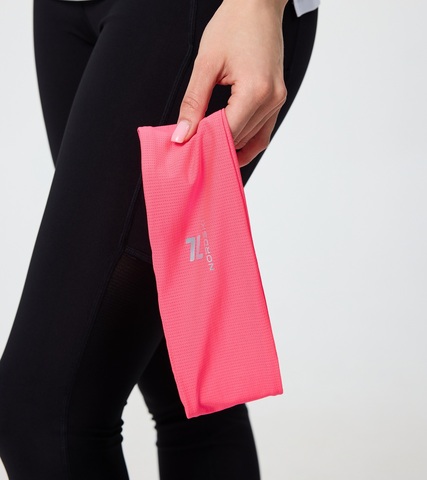 Повязка на голову беговая Nordski Run pink
