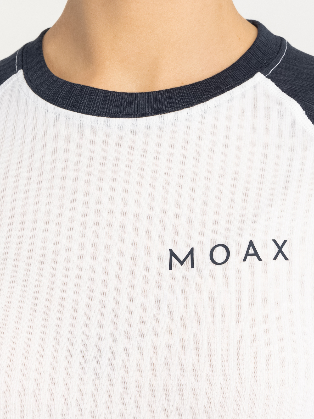 Женская термофутболка с длинным рукавом Moax Race LS сине-красная - 6