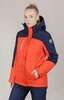 Женская лыжная утепленная куртка Nordski Mount 2.0 red-dark blue - 1