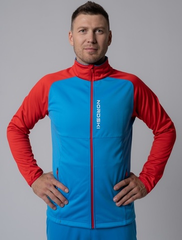 Nordski Premium лыжная куртка мужская синяя-красная