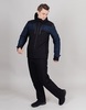 Мужская горнолыжная куртка Nordski Lavin black-dress blue - 4