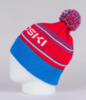 Теплая шапка Nordski Stripe RUS blue - 1