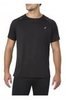Asics Icon Ss Top футболка для бега мужская черная - 3