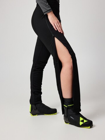 Женские лыжные брюки-самосбросы Arswear Softshell Race черные