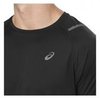 Asics Icon Ss Top футболка для бега мужская черная - 4
