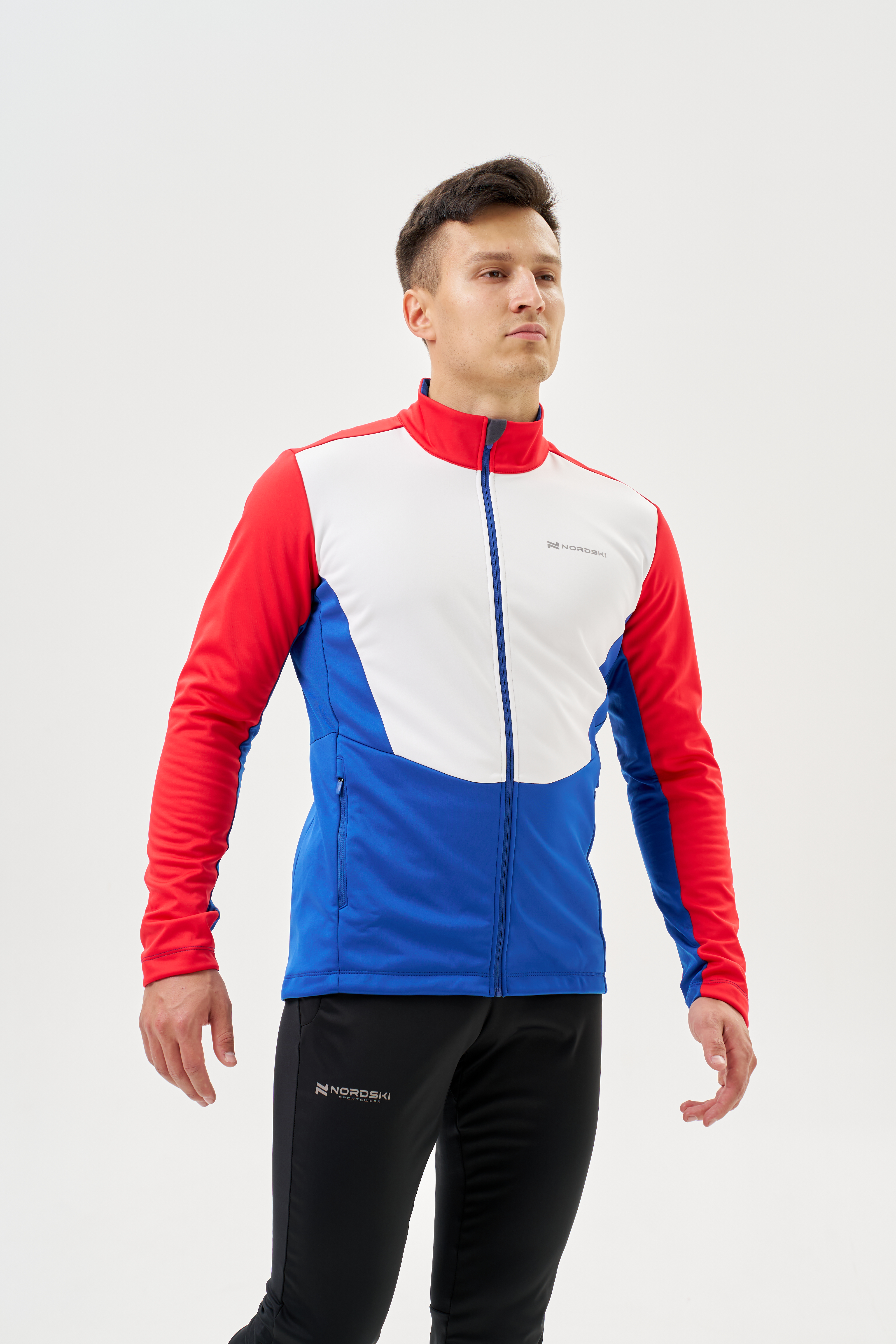 Мужская тренировочная лыжная куртка Nordski Advance patriot - 3