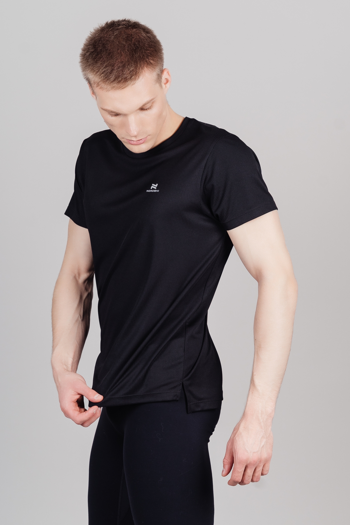 Мужская спортивная футболка Nordski Training black - 2