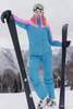 Горнолыжный костюм женский Nordski Extreme blue-pink-blue - 1
