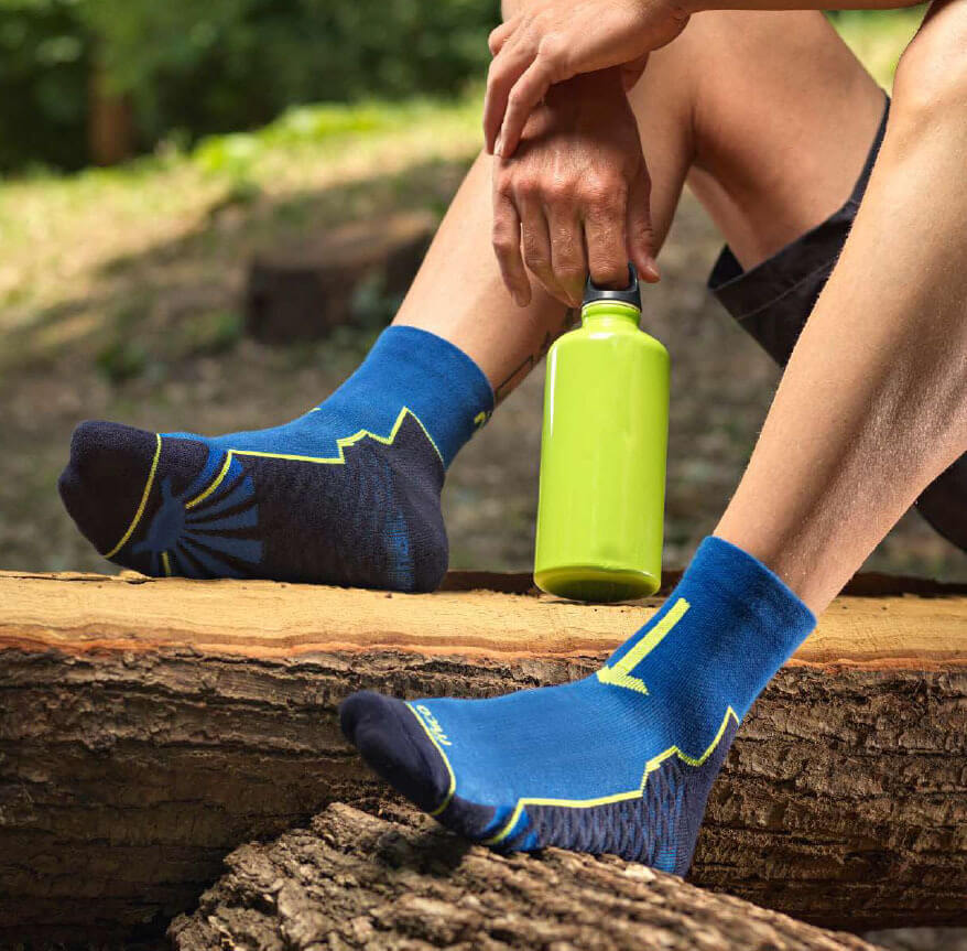 Носки средней высоты Mico Odor Zero X-Static Active Travel - 2