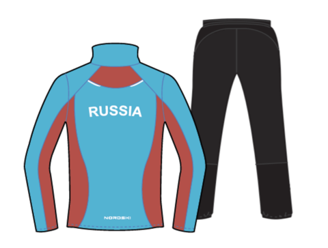 Nordski Premium Run костюм для бега женский Blue-Black