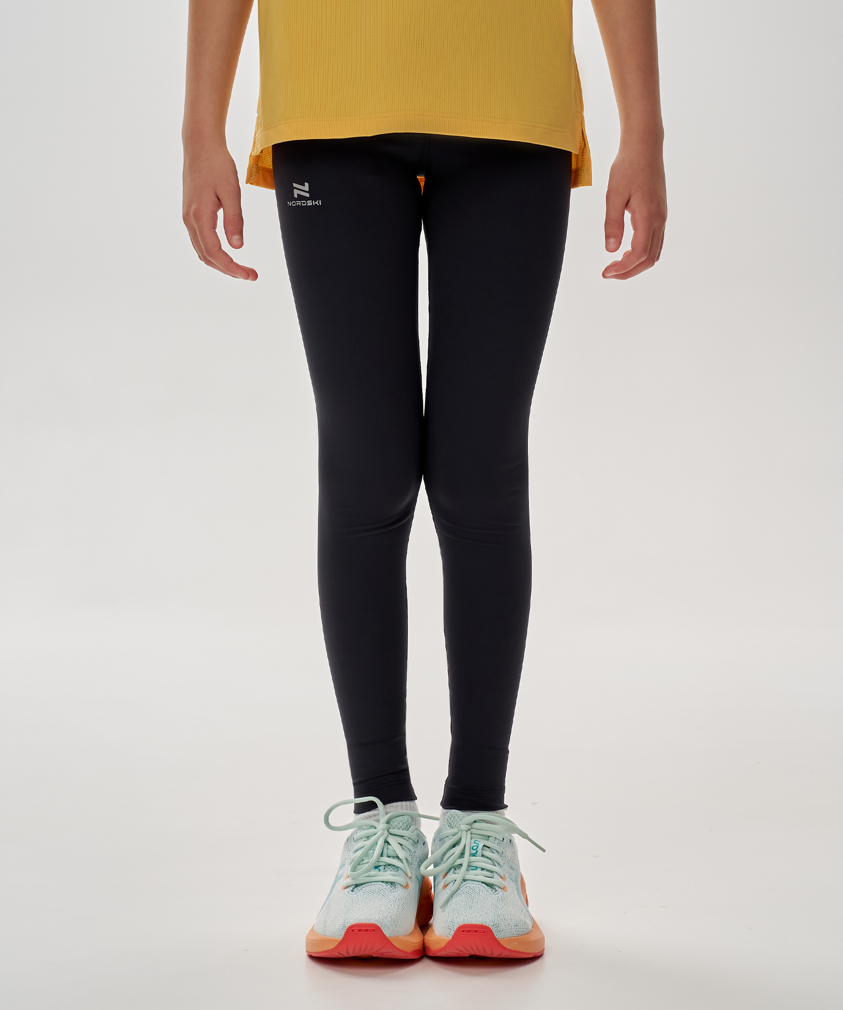 Детские лосины для бега Nordski Jr Run 2.0 black