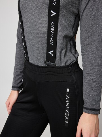 Женские лыжные брюки-самосбросы Arswear Softshell Race черные