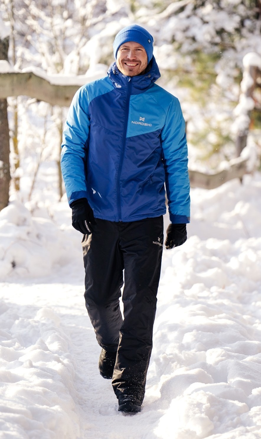 Мужской теплый лыжный костюм Nordski Premium Sport NSM746797-NSM211100 - Интернет-магазин Five-sport.ru