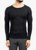 Термобелье мужское Brubeck Comfort Wool рубашка черная - 4