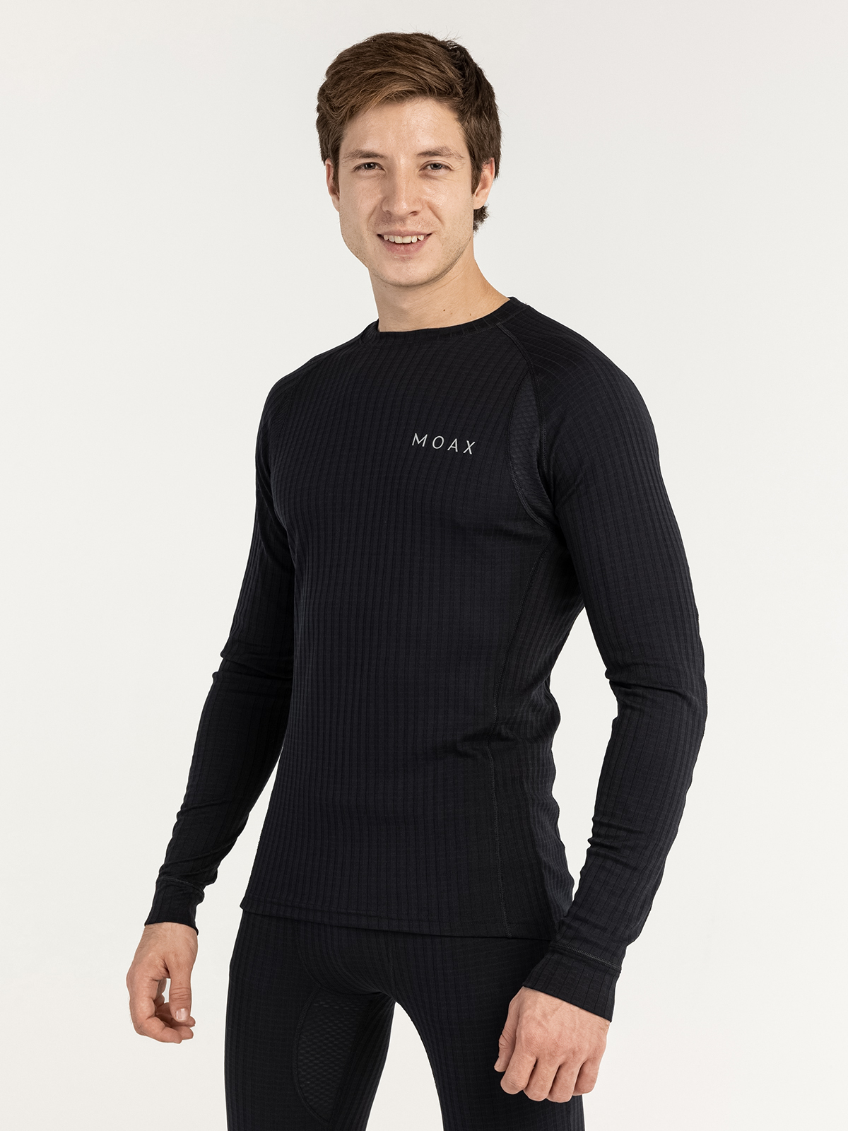 Мужской комплект спортивного термобелья Moax Active Pro черный - 3