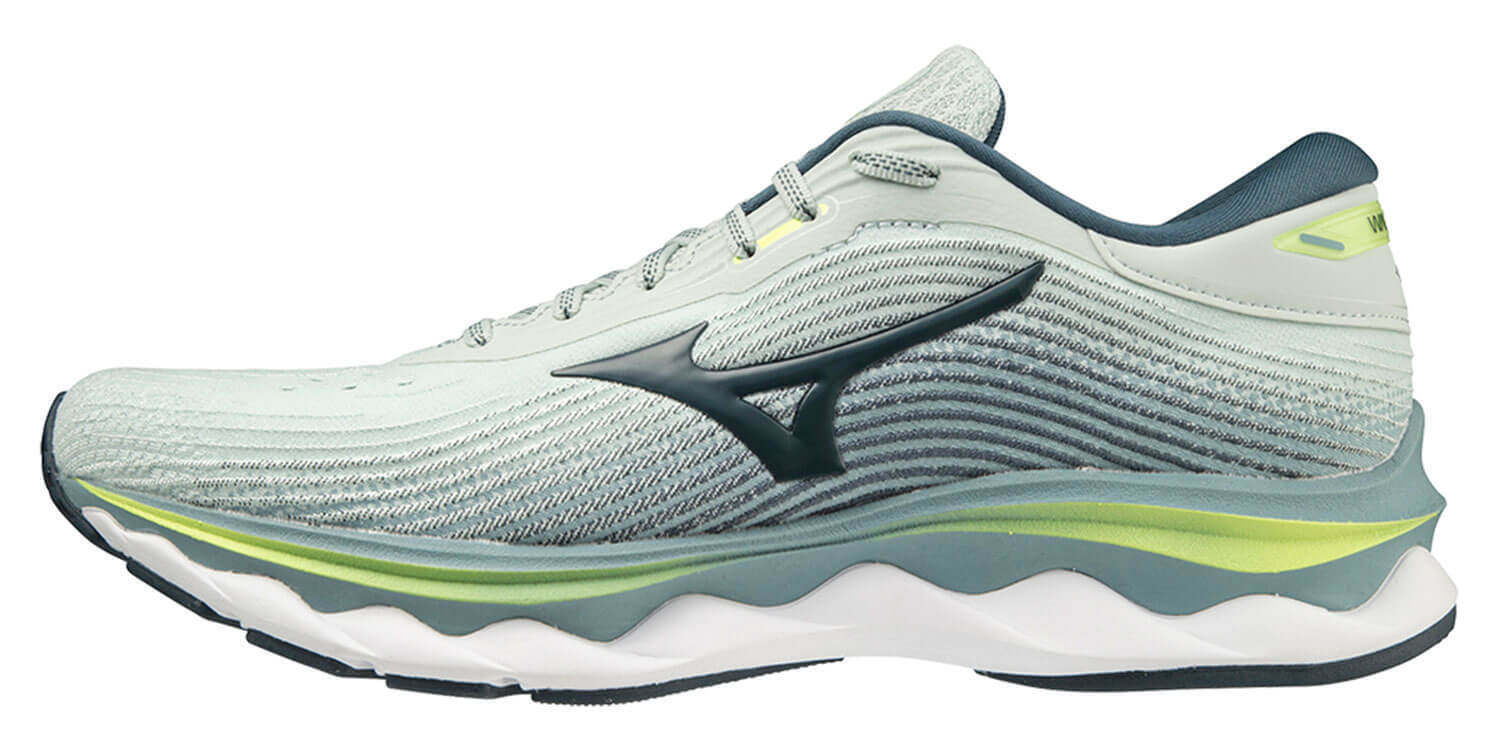 Мужские кроссовки для бега Mizuno Wave Sky 5 серые (Распродажа) - 5