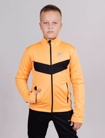 Детский утепленный разминочный костюм Nordski Jr Base orange