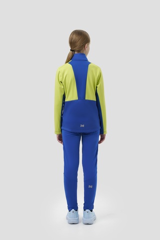 Детский тренировочный лыжный костюм Nordski Jr. Advance true blue-lime