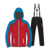 Nordski National утепленный лыжный костюм мужской Red-Black - 2