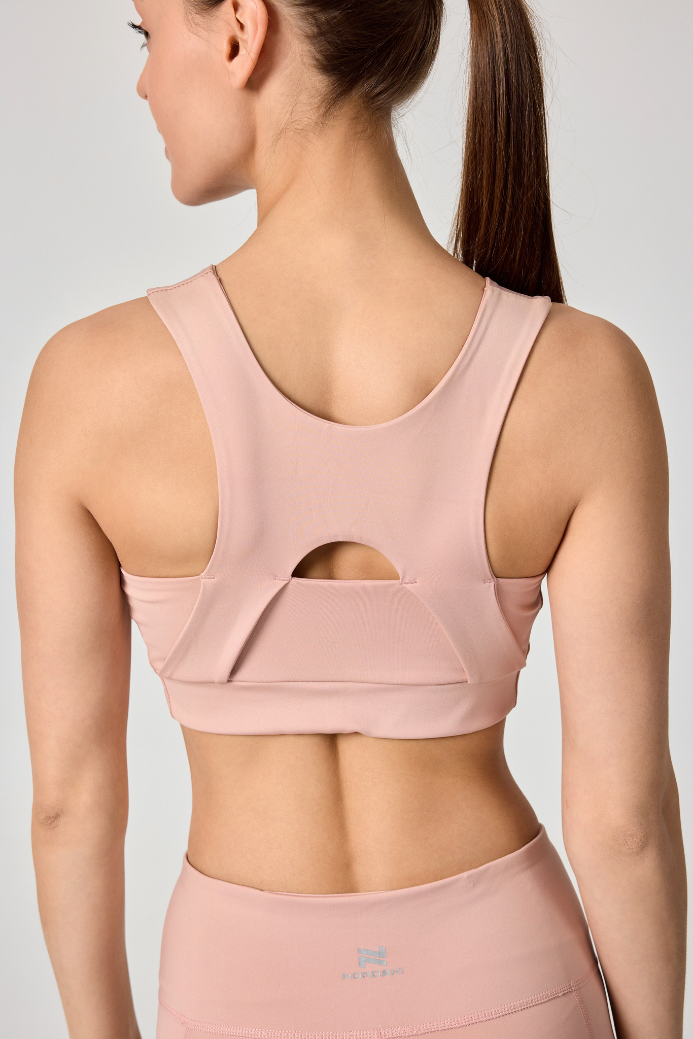 Женский спортивный топ-бра Nordski Pro Energy soft pink - 5