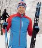 Nordski Premium лыжная куртка мужская синяя-красная - 1