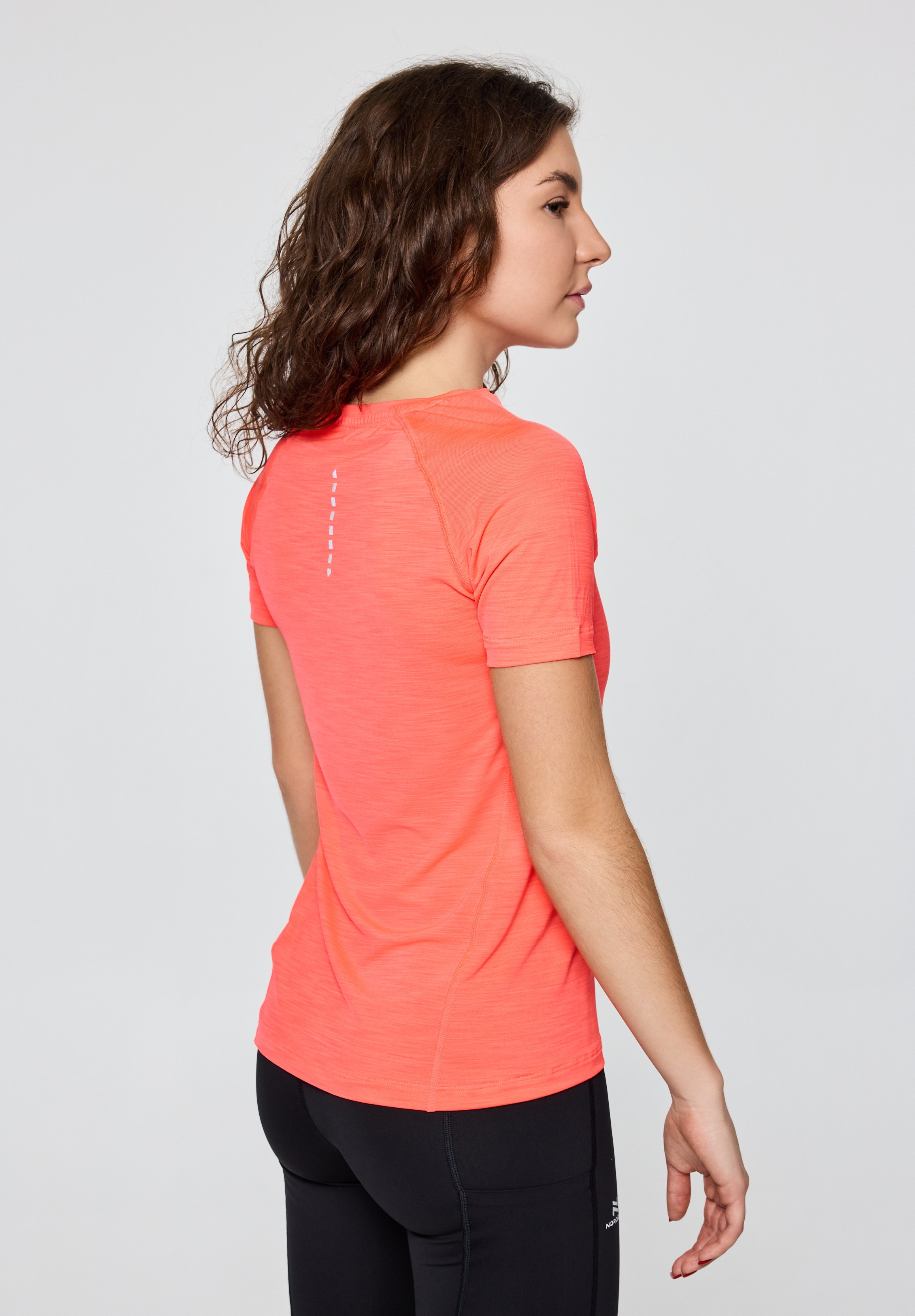 Женский комплект для тренировок Nordski Pro 7/8 coral-black - 4