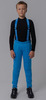 Nordski Jr Premium разминочные лыжные брюки детские синие - 1
