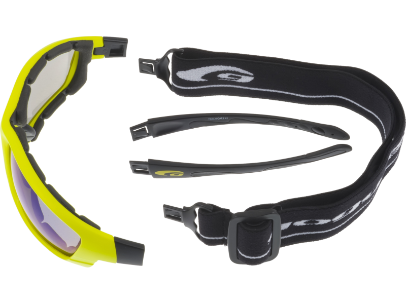 Goggle Teko спортивные солнцезащитные black-yellow - 2