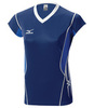 Волейбольная футболка Mizuno Premium CapSleeve т.синяя - 1